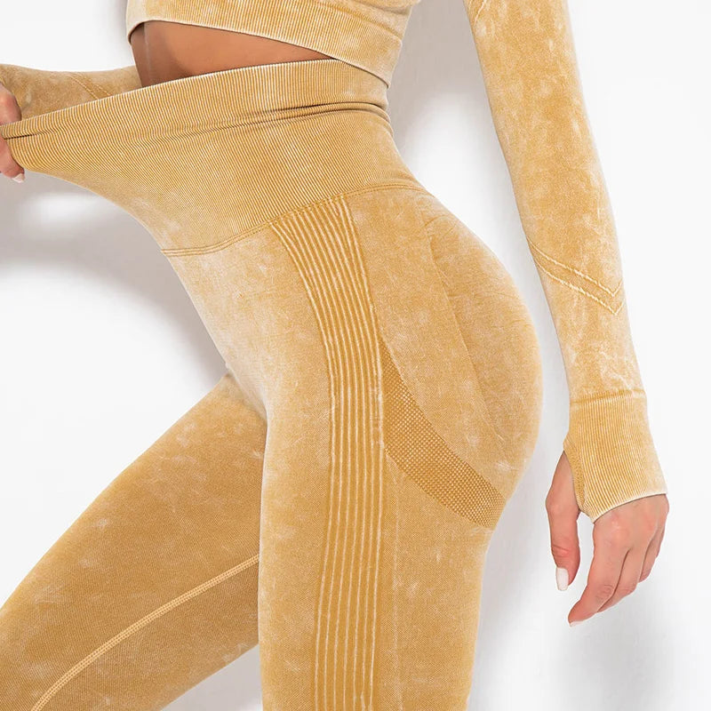 Scrunch Women's Leggings for Fitness Tights Push-Up Fake Jeans Gym Sporty Legging High Waist Seamless Workout Leginsy Female