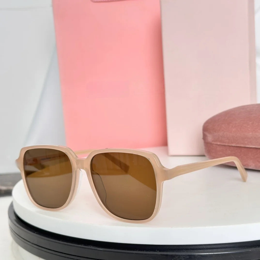 Girls Eyes High Appearance Perfect Gifts Sunglasses Polarized Glasses Goggles High End Feel Face Slimming Retro Large Frames