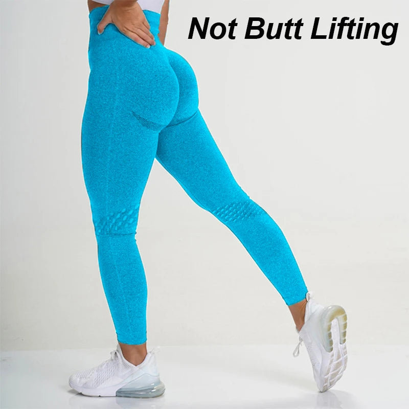 Scrunch Women's Leggings for Fitness Tights Push-Up Fake Jeans Gym Sporty Legging High Waist Seamless Workout Leginsy Female