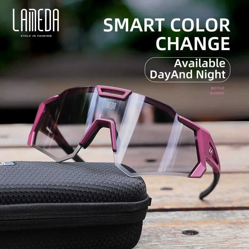 Photochromic Cycling Glasses Men Women Sunglasses Color Changing Lens Mtb Road Bike Windproof Goggles Bicycle Accessories