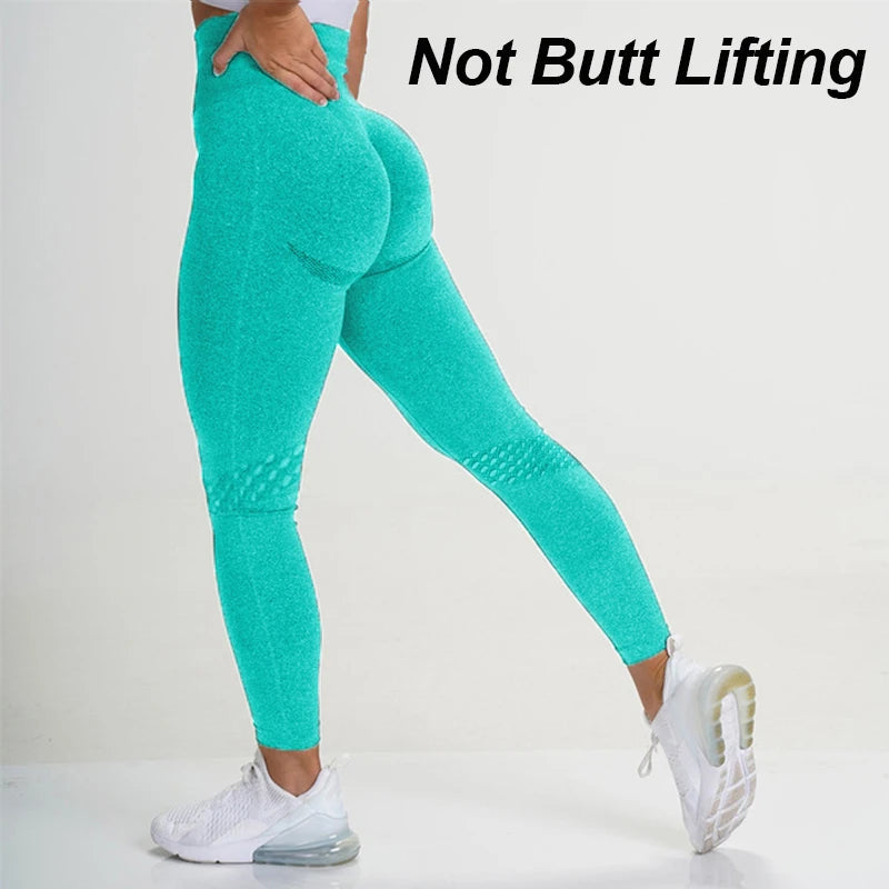 Scrunch Women's Leggings for Fitness Tights Push-Up Fake Jeans Gym Sporty Legging High Waist Seamless Workout Leginsy Female