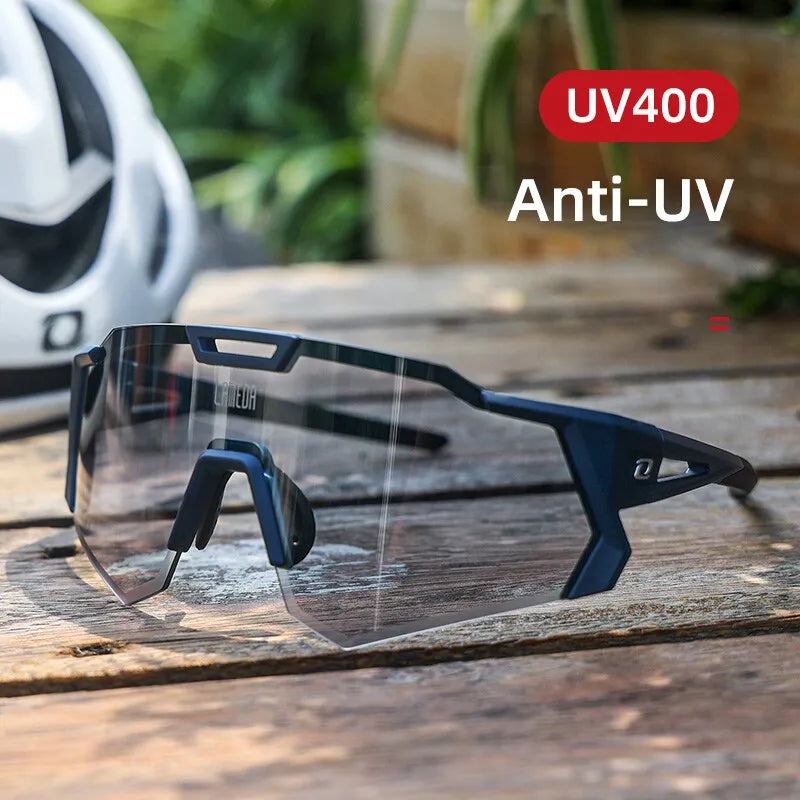 Photochromic Cycling Glasses Men Women Sunglasses Color Changing Lens Mtb Road Bike Windproof Goggles Bicycle Accessories